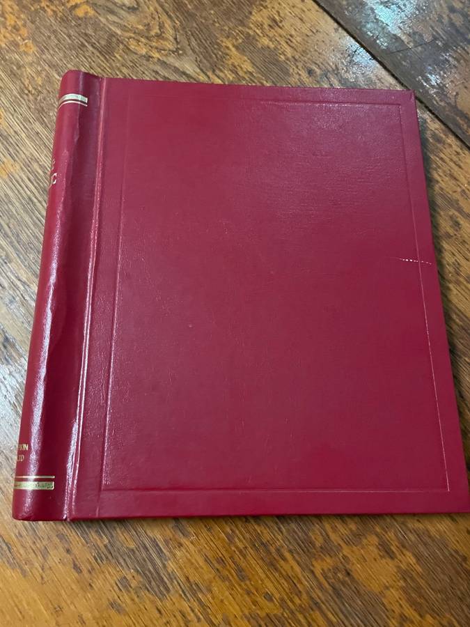 Empty book in very good condition