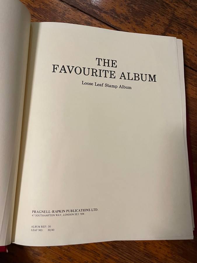 Empty book in very good condition