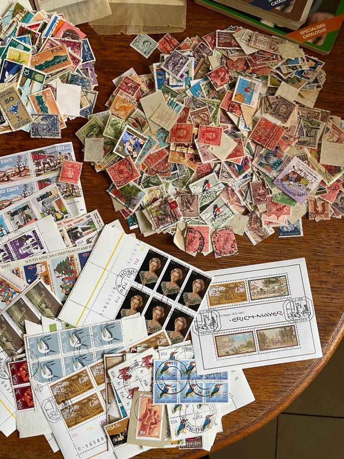 Estate lot stamps, covers - remainders - large lot.
