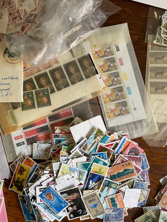 Estate lot stamps, covers - remainders - large lot.