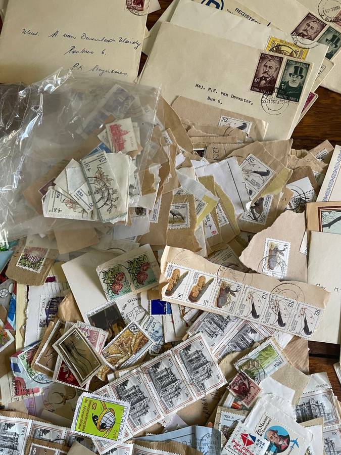 Estate lot stamps, covers - remainders - large lot.