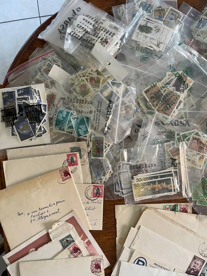 Estate lot stamps, covers - remainders - large lot.