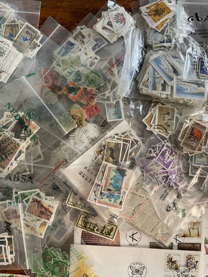 Estate lot stamps, covers - remainders - large lot.