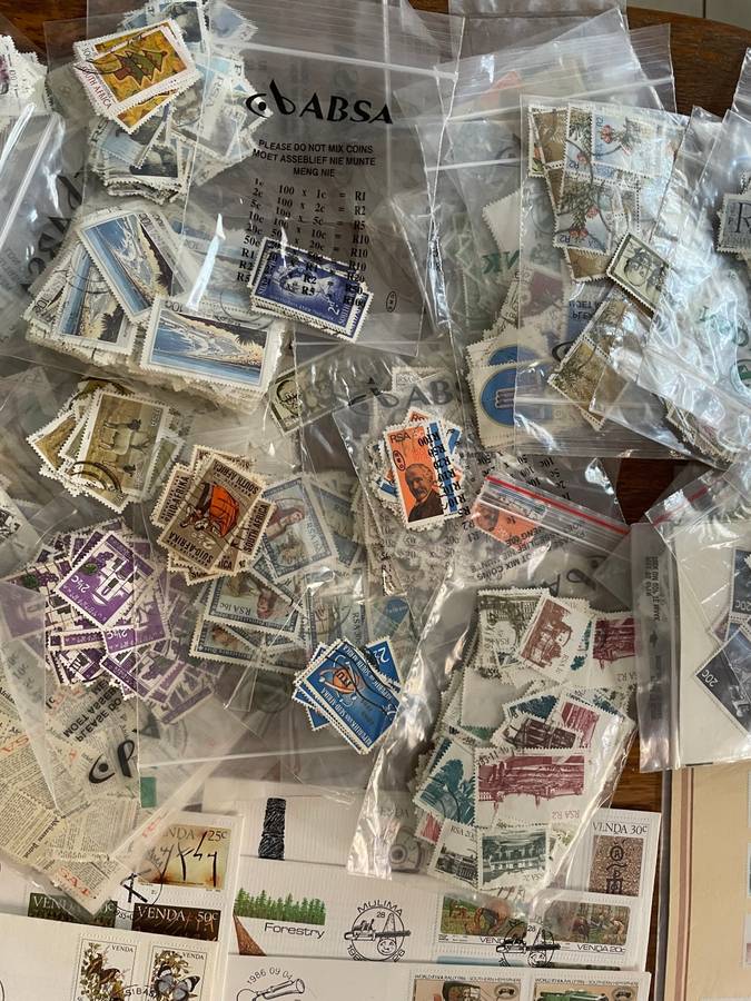 Estate lot stamps, covers - remainders - large lot.