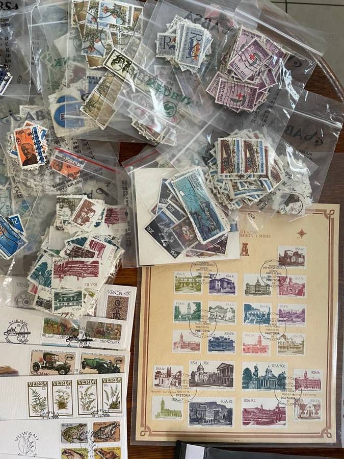 Estate lot stamps, covers - remainders - large lot.