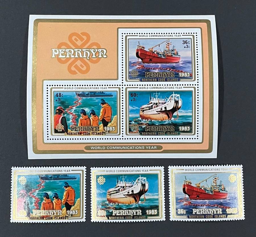 Ships Penrhyn set + m/s **