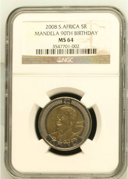 !!!!!Scarce MS64 Mandela 90th birthday coin, When last did you see this for sale. Get yours!!!!!!!