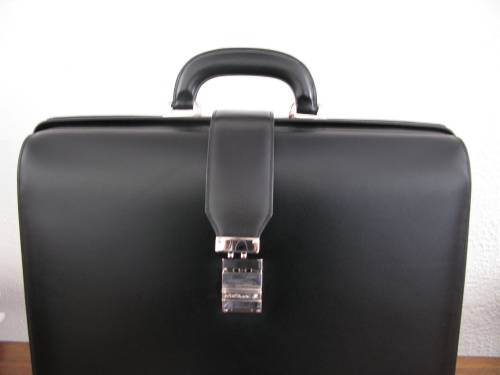 Mont Blanc Single Gusset Framed Briefcase