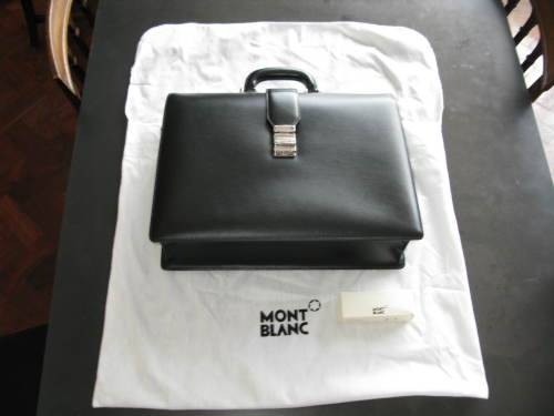 Mont Blanc Single Gusset Framed Briefcase