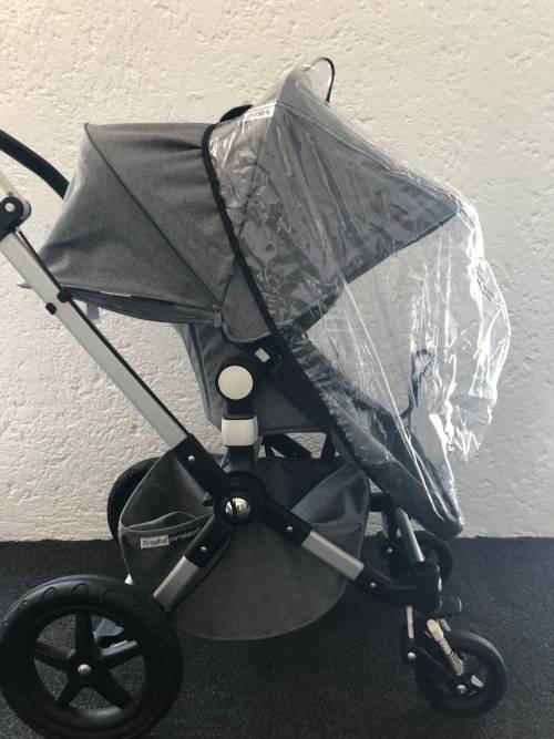 Grey Bugaboo Chameleon 3 With Bassinet, Pram and Maxi Cosi Pebble Plus Car Seat
