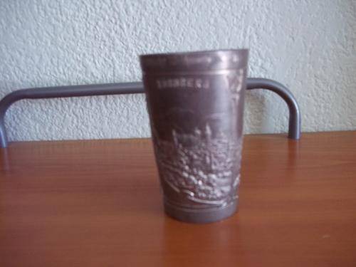 German pewter wine goblet