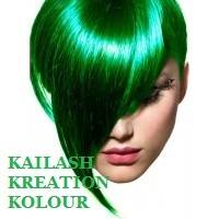 DARK GREEN NEON HAIR DYE 100g+ R65