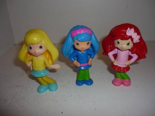 3 X CUTE DOLLS-MACDONALDS-7CM TALL