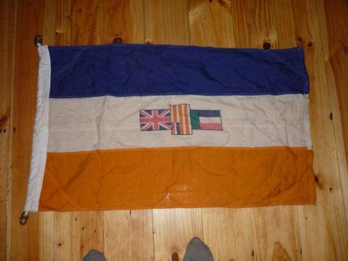OLD SOUTH AFRICAN STORM FLAG-60CM X 90 CM