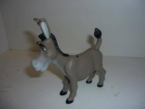 DONKEY-SHREK MOVIE-TAIL OPERATES HEAD-7CM LONG