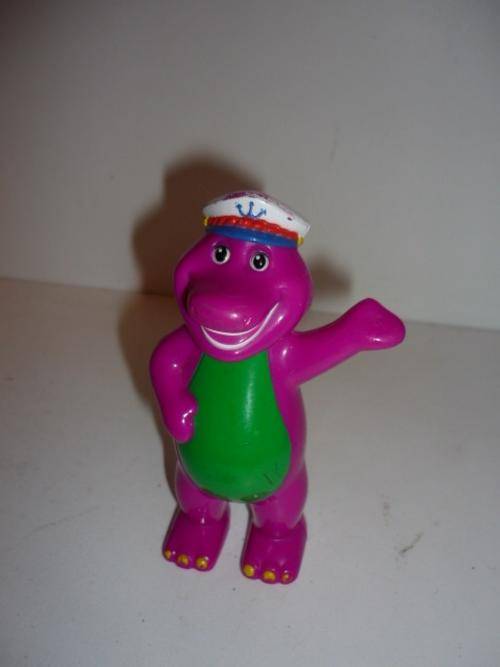 BARNEY FIGURINE-PLASTIC-11CM TALL