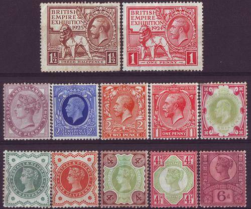 MINT Great Britain stamps, rare as most GB stamps have franks