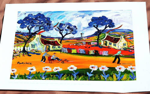 Portchie print LE-4 Limit Edition 186/500. Print S-01, Print S-05