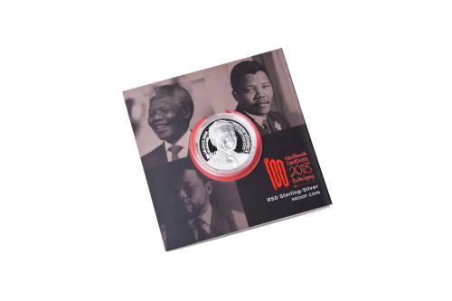 *SOUGHT AFTER* NELSON MANDELA CENTENARY R50 SILVER PROOF COIN