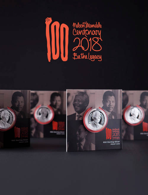 *SOUGHT AFTER* NELSON MANDELA CENTENARY R50 SILVER PROOF COIN