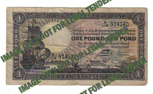 A114   974340 ONE POUND NOTE