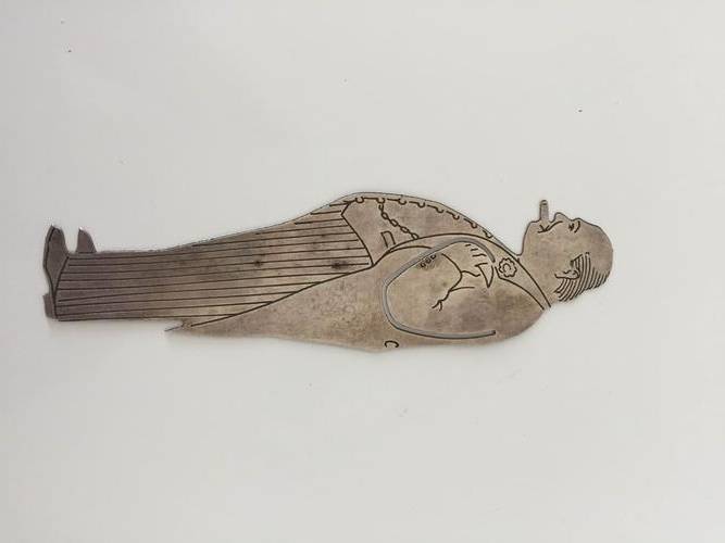 Sterling silver Winston S. Churchill bookmark