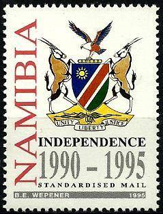 Namibie / Namibia 1995 - 5 Years / Jaar ONAFHANKELIKHEID / INDEPENDENCE (1) MNH - Posvars - Postfris