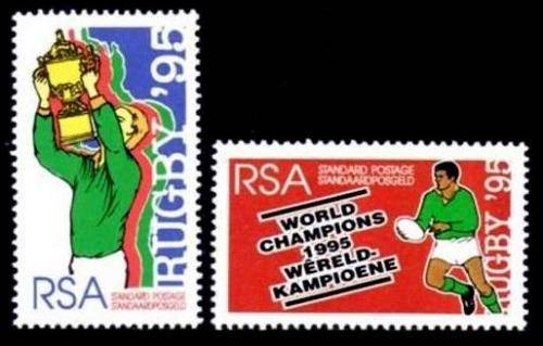 Suid-Afrika / South Africa 1995 - RUGBY WERELDKAMPIOENE / RUGBY WORLD CHAMPIONS (2) MNH - Posvars !