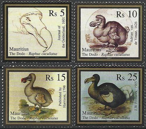 Mauritius 2007 - VOGELS / VOELS / BIRDS set (4) - DODO - Perfect U/M - Posvars - MNH - Fauna !