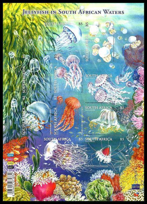 Suid-Afrika / South Africa 2015 - JELLIEVIS / JELLYFISH  Min.Sheet - MNH - Posvars - Postfris  Fauna