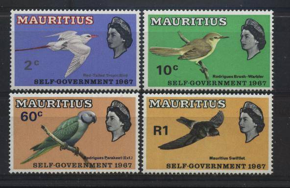 Mauritius 1967 Birds - SELF GOVERMENT SET Complete - SG 345-348 U/M !!! Posvars !!!
