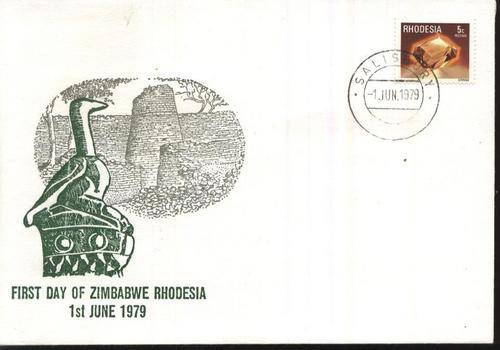 Rhodesie / Rhodesia 1979 - 1st. DAY of ZIMBABWE - RHODESIA on Spec. Cover !!!