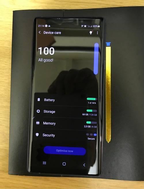 Samsung Galaxy Note 9 128GB Ocean Blue