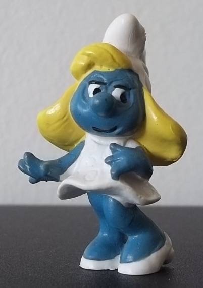 Original Vintage SMURFETTE !  Peyo WEST GERMANY ! Smurfs! RARE Smurf!