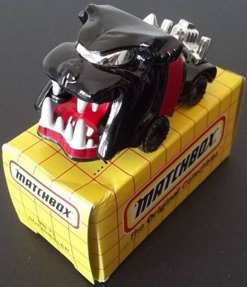 MATCHBOX MB-73 ROTWHEELER !! RARE BLACK VARIANT !! MINT + Original Box !!
