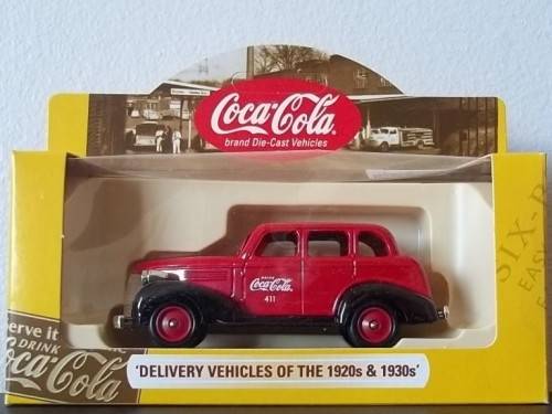 Lledo COCA-COLA 1939 CHEVROLET CAR !! RARE COLLECTIBLE !! + Original Box ! EXCELLENT !! Coke