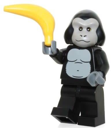 LEGO GORILLA SUIT (Number 12 of 16) SERIES 3 Minifigure !! RARE !! Sealed In Unopened Packet !!
