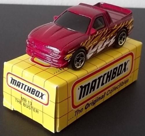 MATCHBOX MB 13 THE BUSTER !! RED VARIANT !! EXCELLENT + Original Box !!