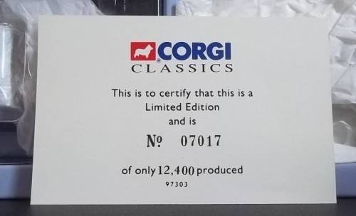 Chipperfields Circus Bedford O Articulated Truck Corgi Classics 97303 Mint + Box Limited Edition