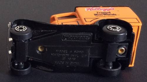 MATCHBOX MODEL A FORD VAN !! RARE KELLOGS FROSTED MINI-WHEATS Variant !! EXCELLENT !!
