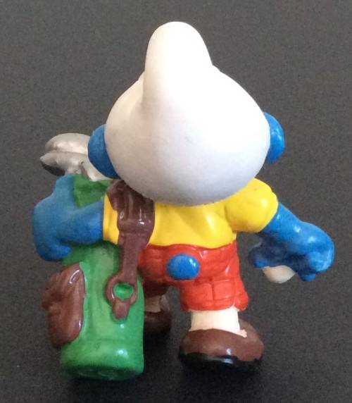 Original NEW GOLFER SMURF !! RARE 90's Smurf! HIGH VALUE !!  Peyo Smurfs !!