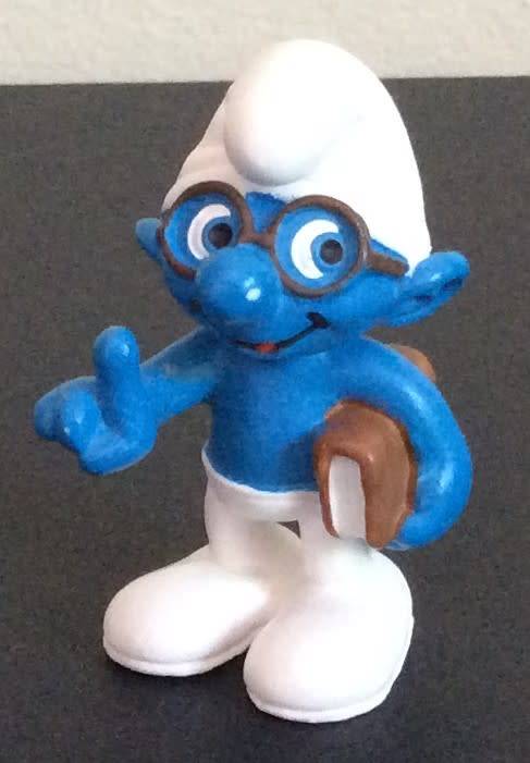 THE 2011 SMURFS MOVIE BRAINY SMURF ! Smurfs!