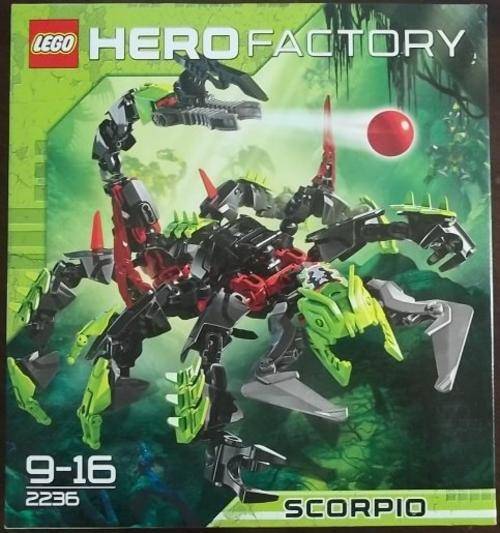 SCORPIO ! HERO FACTORY !! Highly Sought After !! LEGO MINT in Sealed Unopened Box !!! EXCELLENT !