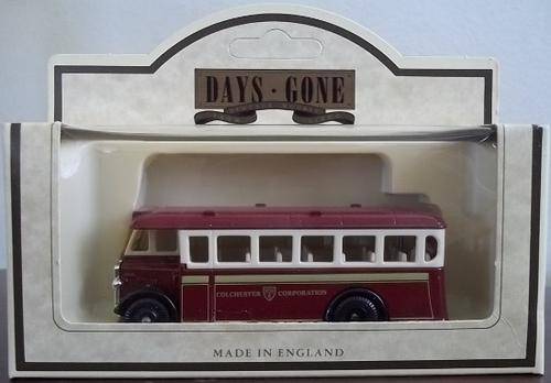 Lledo Colchester Corporation 1932 AEC REGAL SINGLE DECK BUS !! RARE ! Excellent + Original Box !