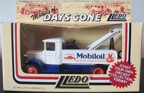 Lledo 1930's MOBILOIL MACK RECOVERY VEHICLE TRUCK !! 1983 !! Models of DAYS GONE