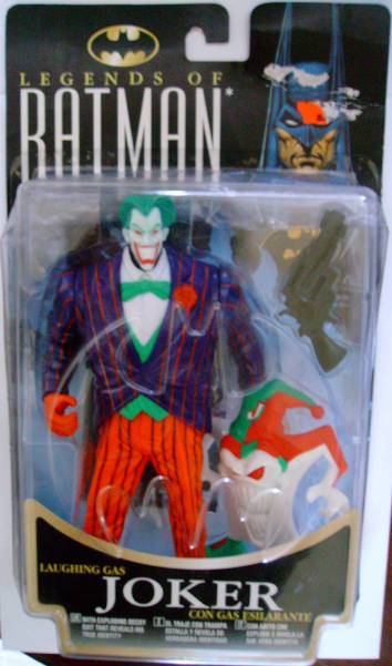 Rare EUROPEAN Laughing Gas JOKER - Mint On Card ! Kenner 1997 - Legends of BATMAN !!