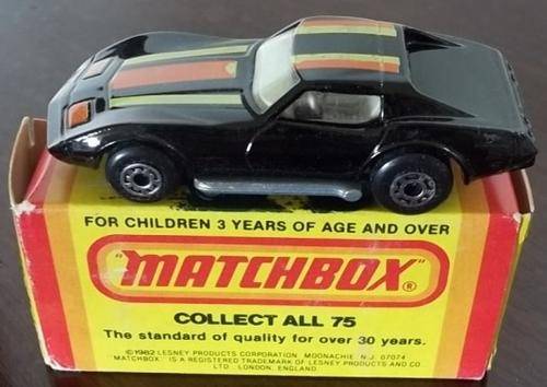 # 62 CHEVROLET CORVETTE !! 1979 !! FANTASTIC with  Original Box !! Matchbox Lesney !! EXCELLENT !