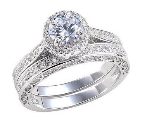 **Stunningly Intricate!** 1.90 Carat Designer Double Halo Vintage Design Wedding Ring Set