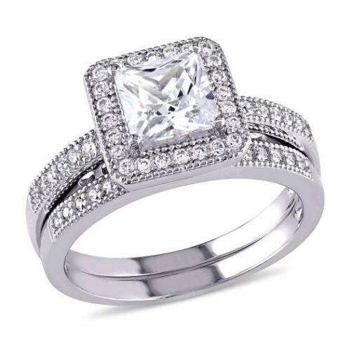 **SOLID STERLING SILVER!" No Reserve!**New Design!!**Stunning! Designer Double Wedding Ring Set