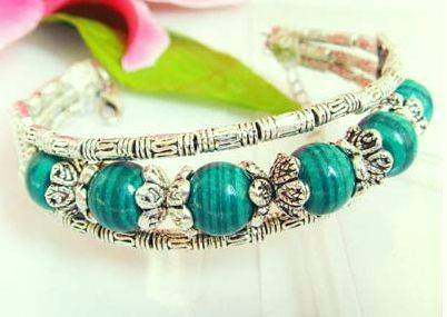 SUPERBELY HANDCRAFTED TIBETAN SILVER BRACELET